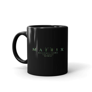 The Matrix Resurrections Logo Black Mug