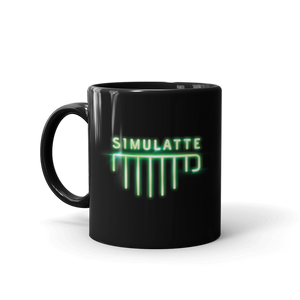 The Matrix Resurrections Simulatte Black Mug