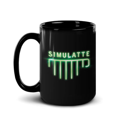 The Matrix Resurrections Simulatte Black Mug