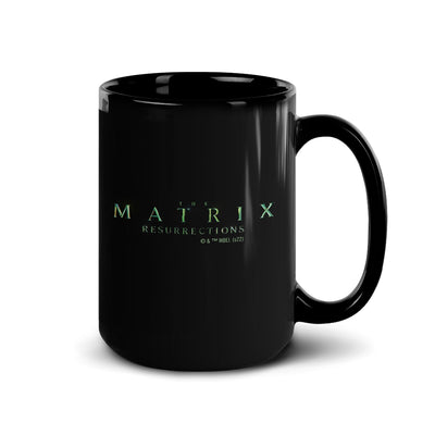 The Matrix Resurrections Simulatte Black Mug