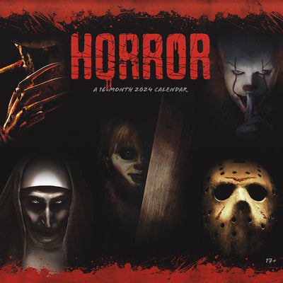 Horror 16-Month 2024 Mini Calendar