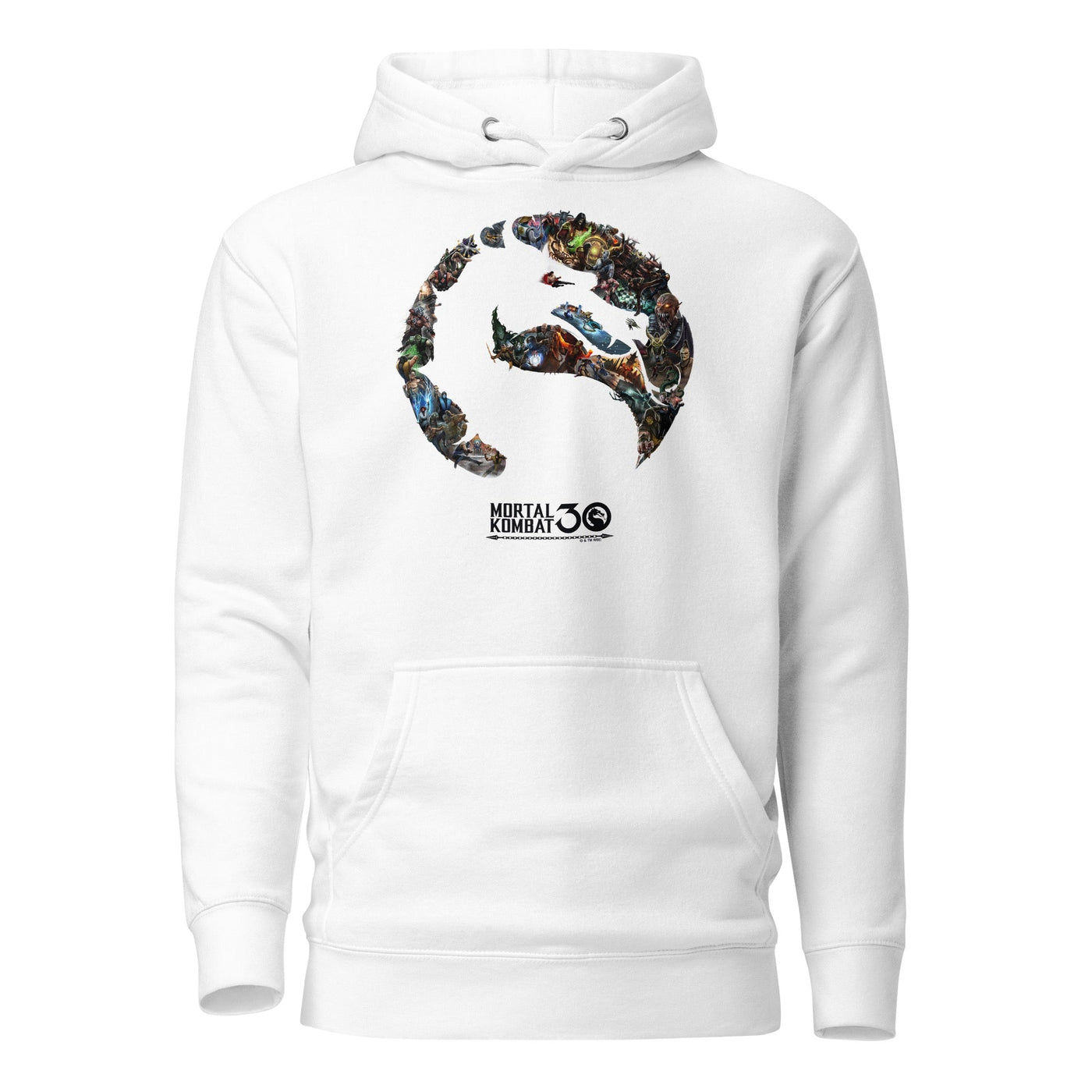 Mortal Kombat 30th Anniversary Logo Fleece Hooded Sweatshirt