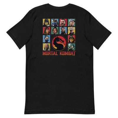 Mortal Kombat Character Block T-Shirt