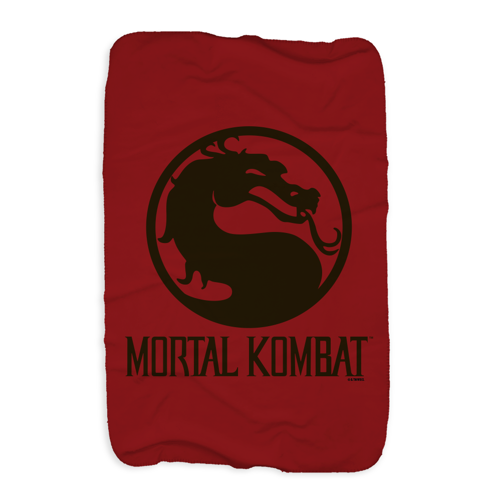 Mortal Kombat Dragon Sherpa Blanket