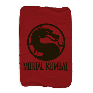 Mortal Kombat Dragon Sherpa Blanket