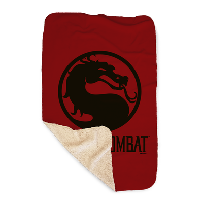 Mortal Kombat Dragon Sherpa Blanket
