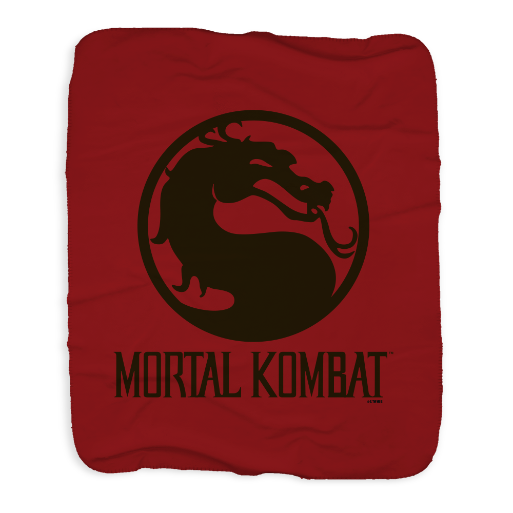 Mortal Kombat Dragon Sherpa Blanket