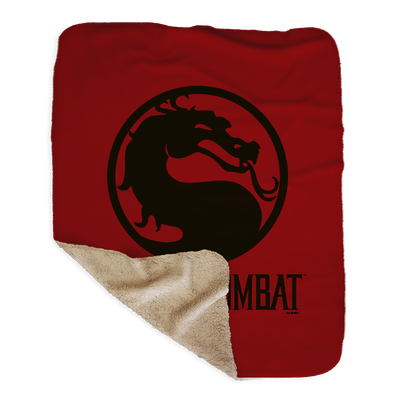 Mortal Kombat Dragon Sherpa Blanket