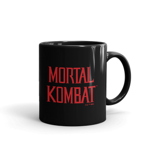 Mortal Kombat Finish Him Black Mug
