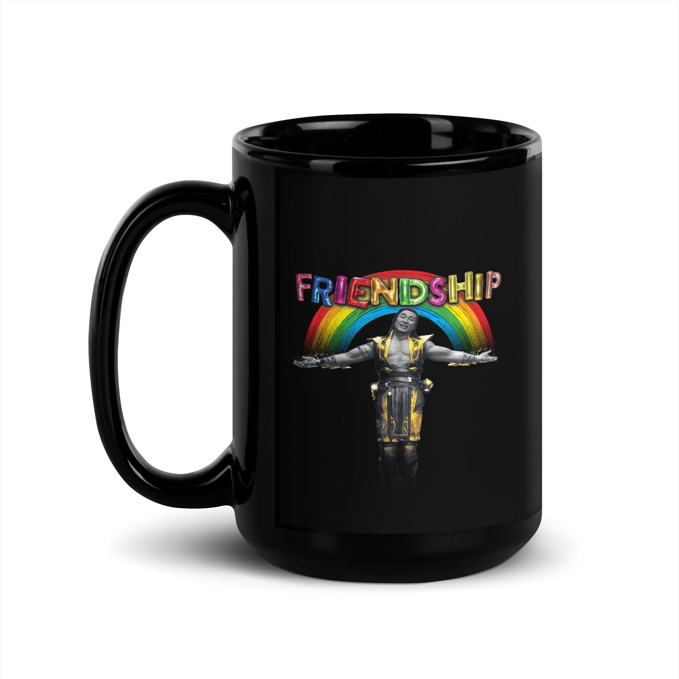 Mortal Kombat Friendship Black Mug