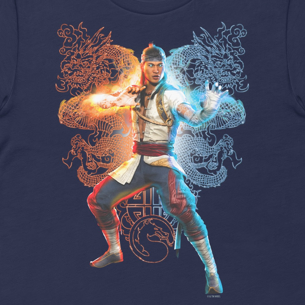 Exclusive Mortal Kombat 1 Liu Kang Dragons Adult T-shirt