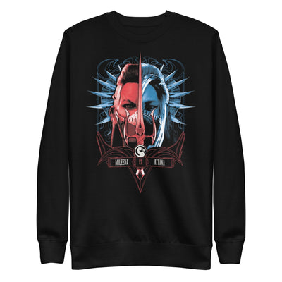 Exclusive Mortal Kombat 1 Mileena vs Kitana Adult Sweatshirt