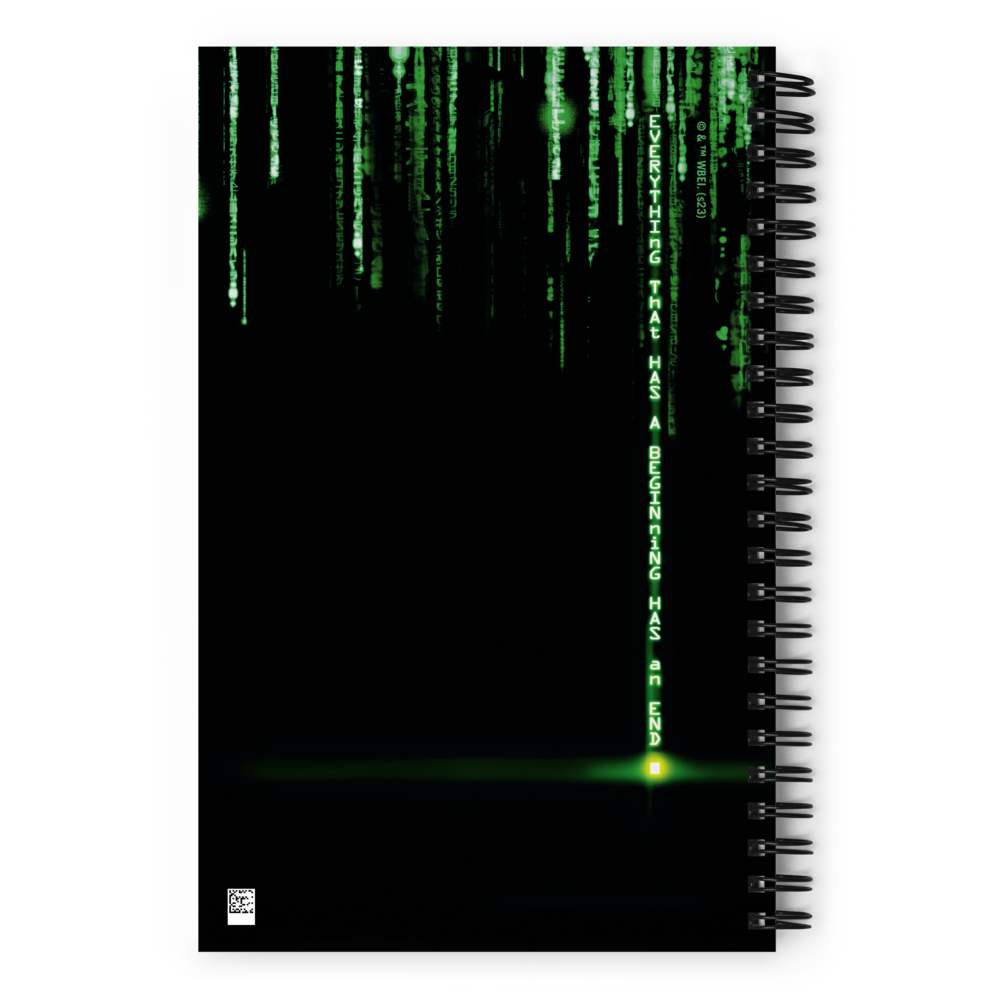 The Matrix Is Anyone Really Free? Spiral Notebook