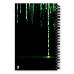 The Matrix Is Anyone Really Free? Spiral Notebook