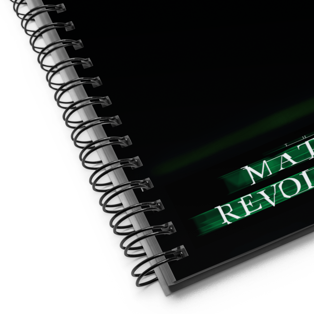 The Matrix Is Anyone Really Free? Spiral Notebook