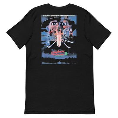 A Nightmare On Elm Street 3 Key Art Adult T-Shirt