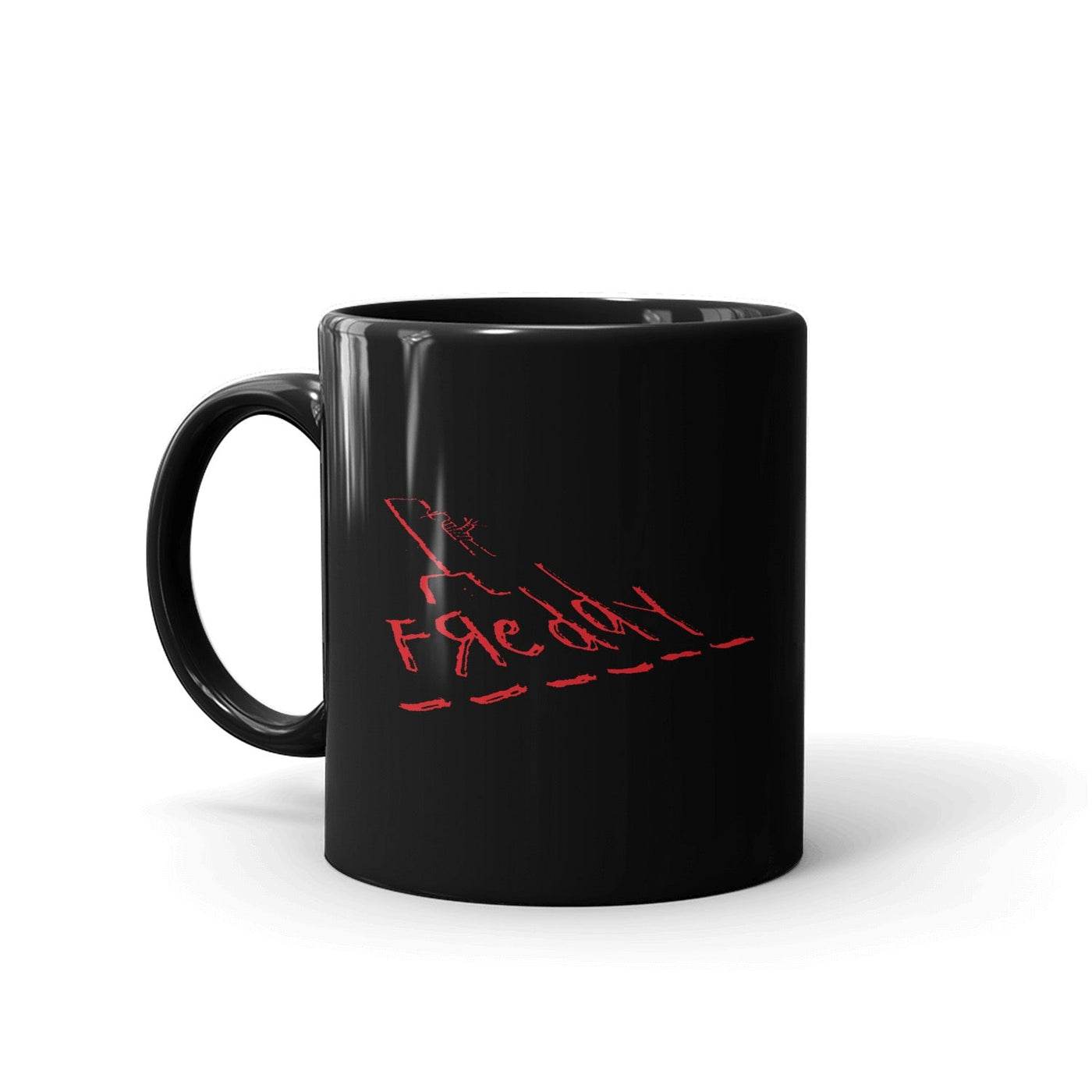 A Nightmare On Elm Street Hangman Freddy Black Mug