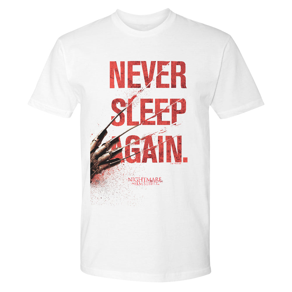 A Nightmare on Elm Street Never Sleep Again Adult Short Sleeve T-Shirt