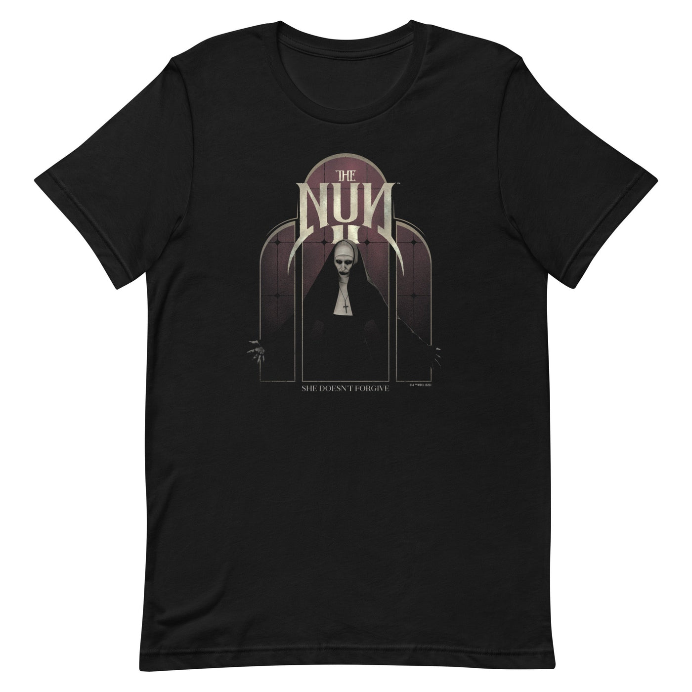 Exclusive The Nun 2 She Doesn't Forgive Adult T-Shirt