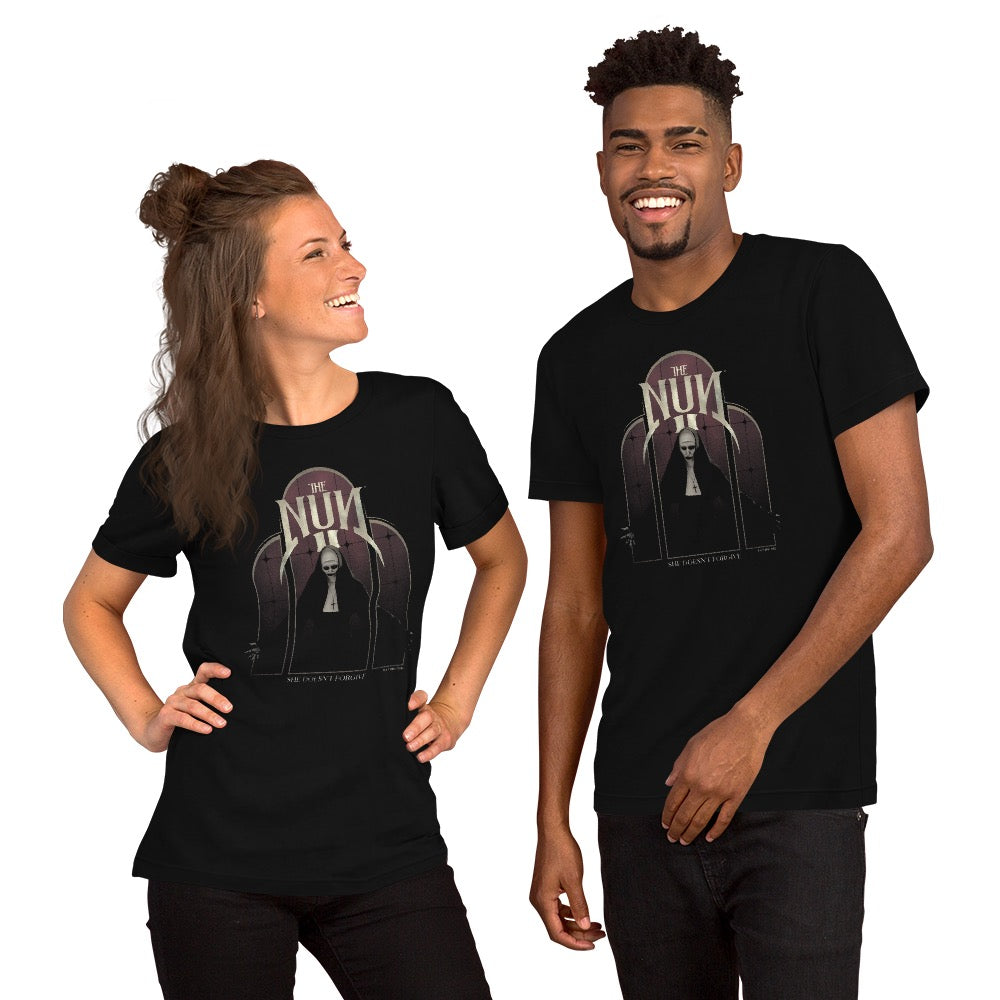Exclusive The Nun 2 She Doesn't Forgive Adult T-Shirt