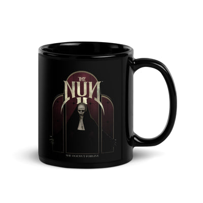 Exclusive The Nun 2 She Doesn't Forgive Black Glossy Mug