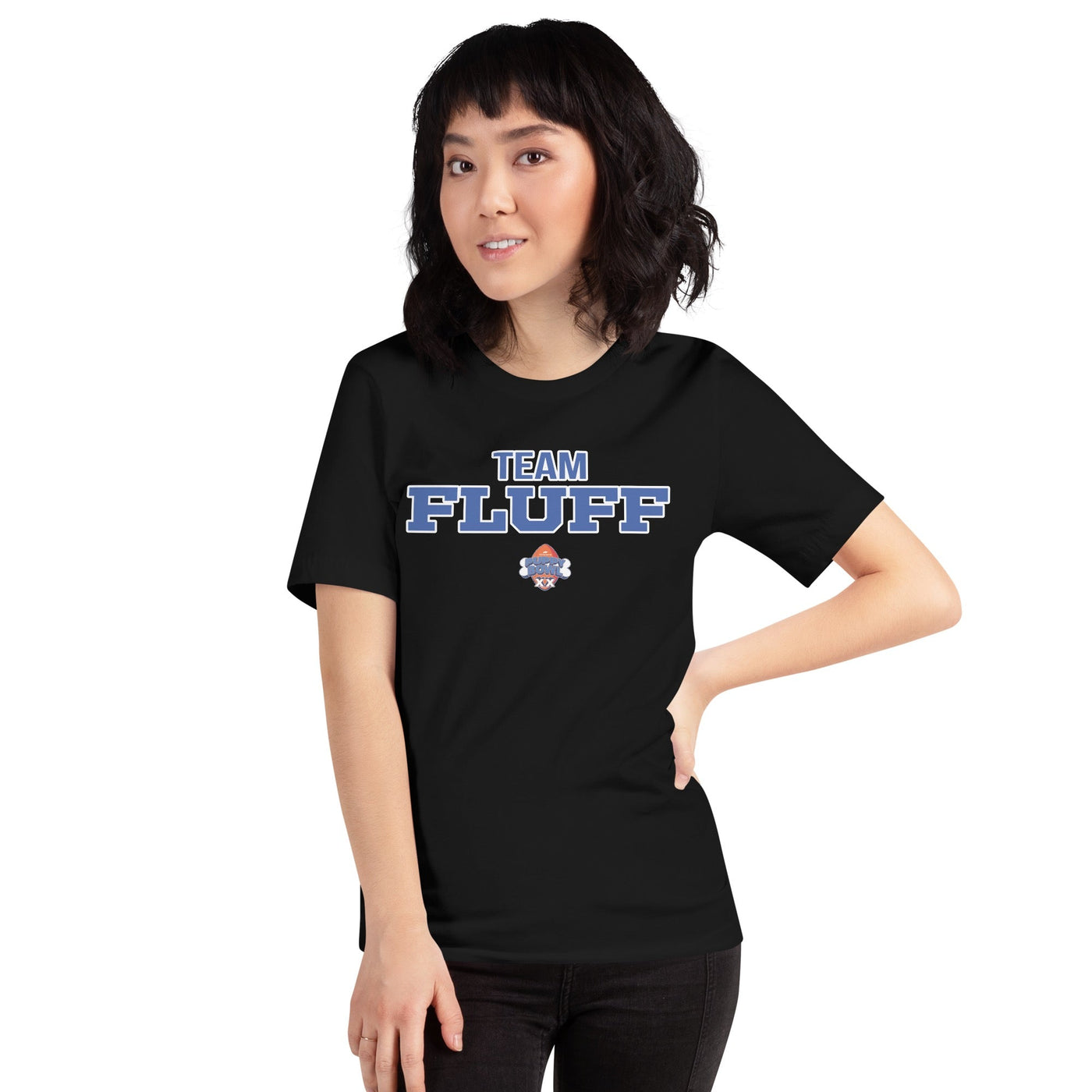 Animal Planet’s Puppy Bowl Team Fluff  Cheer Squad T-shirt