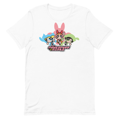 The Powerpuff Girls Logo Adult Short Sleeve T-Shirt