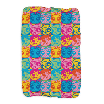 The Powerpuff Girls Pattern Sherpa Blanket