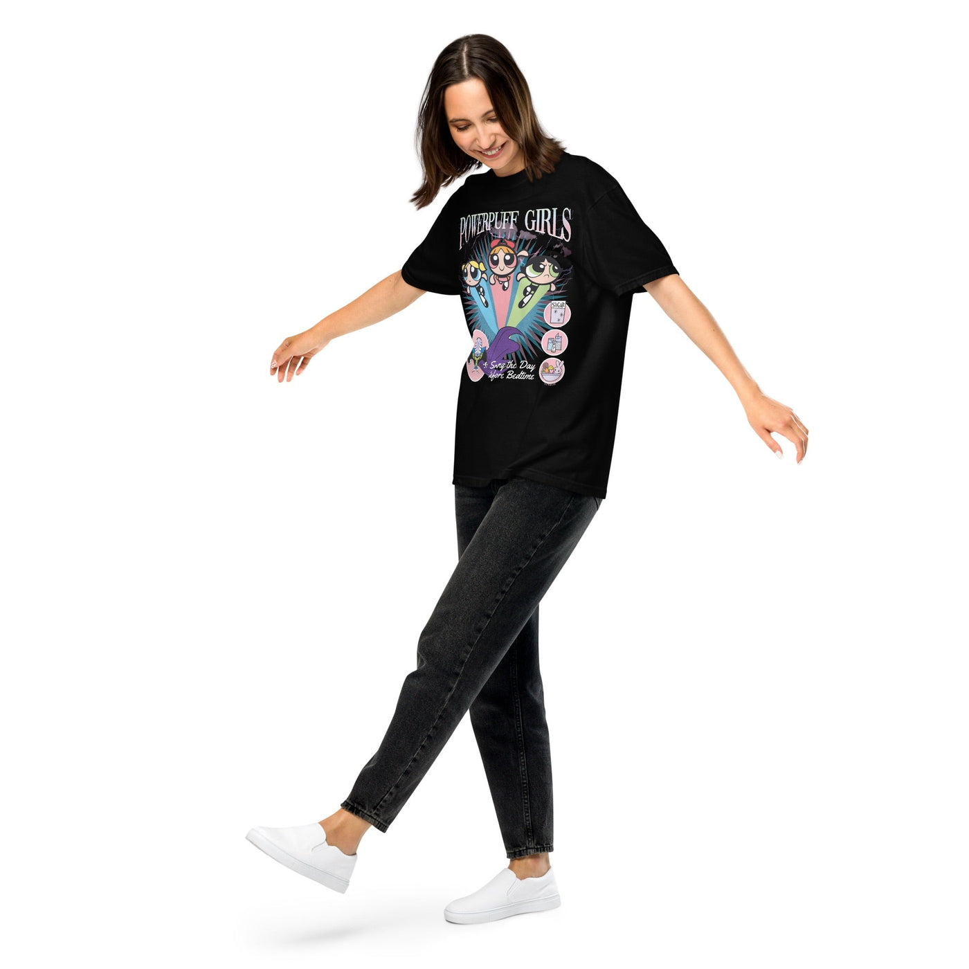 PowerPuff Girls Saving the Day Before Bedtime T-shirt
