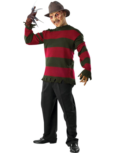 A Nightmare on Elm Street Men's Deluxe Freddy Krueger Sweater