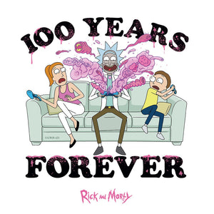 Rick and Morty 100 Years Forever Hoodie