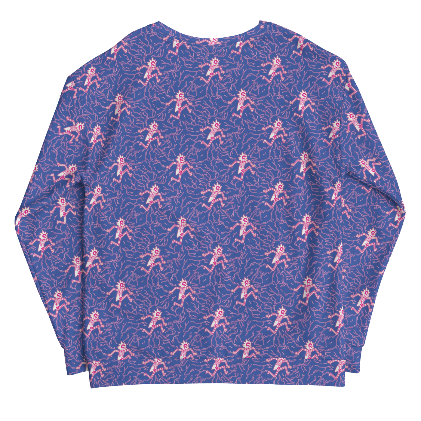 Rick and Morty 41 Pattern Unisex Crew Neck Sweatshirt