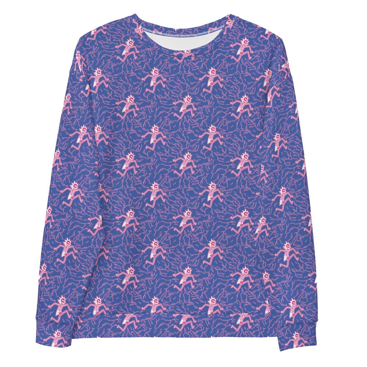 Rick and Morty 41 Pattern AOP Crewneck