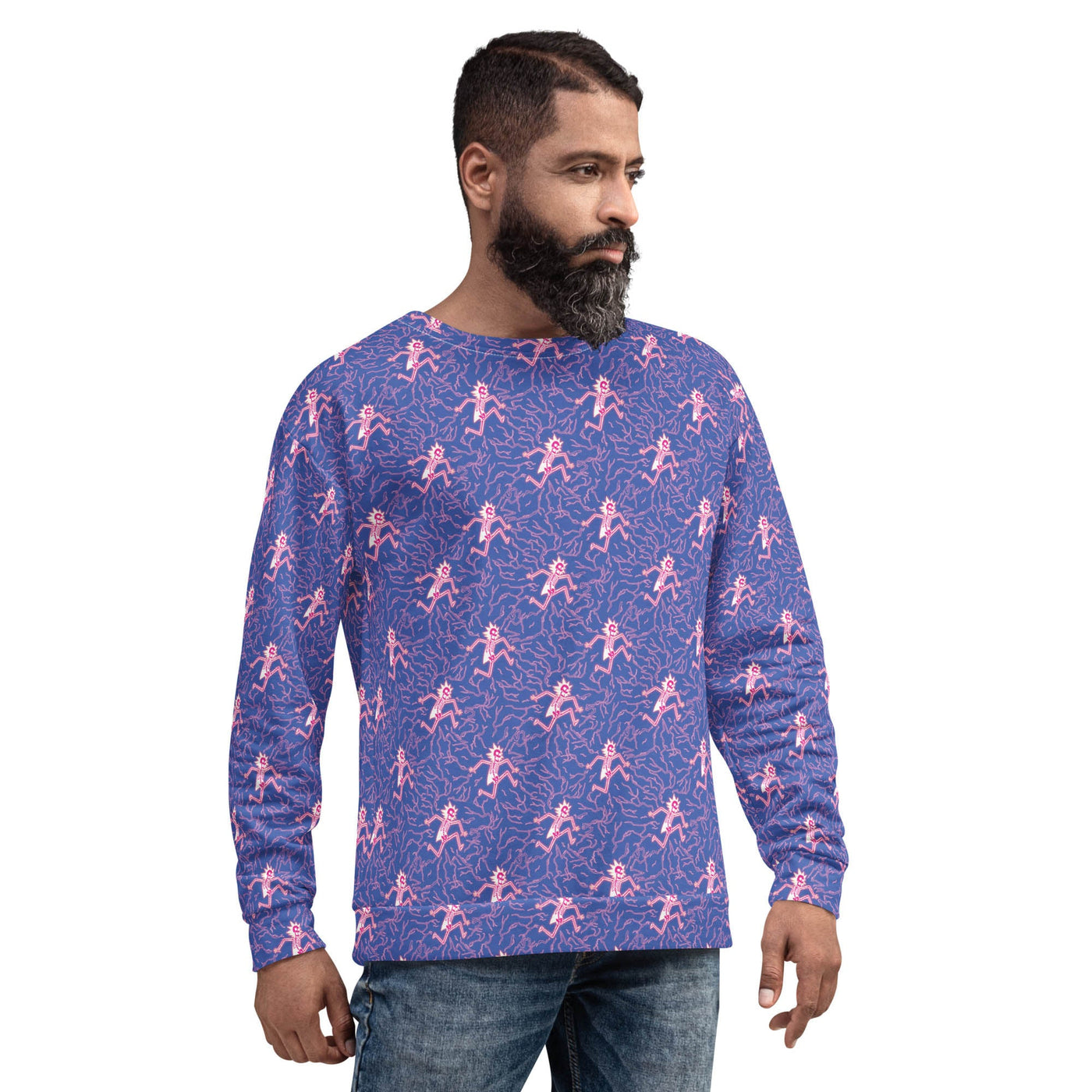 Rick and Morty 41 Pattern AOP Crewneck