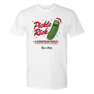 Rick and Morty Christmas Pickle Adult T-Shirt