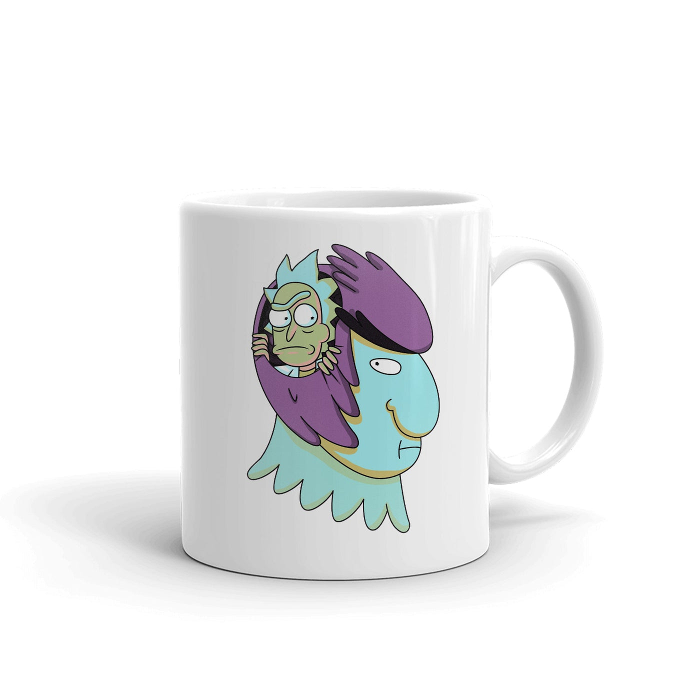 Rick and Morty Birdperson and Rick White Mug