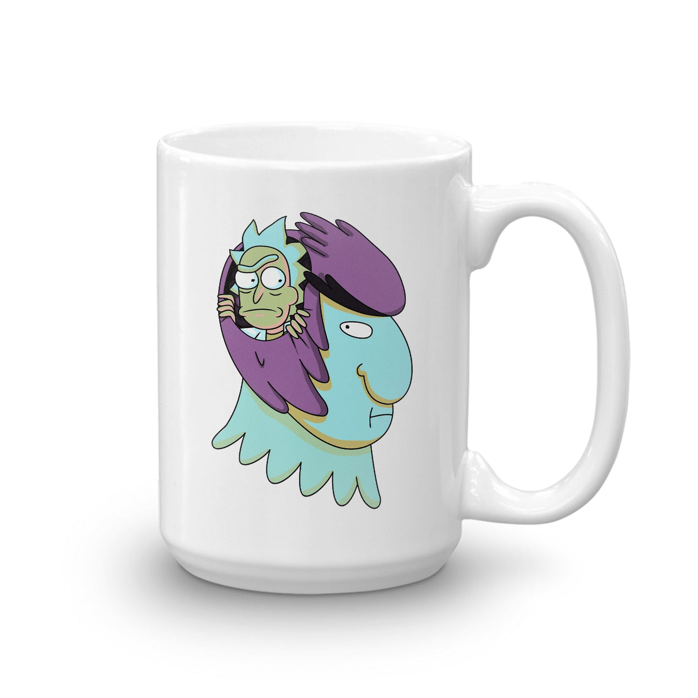 Rick and Morty Birdperson and Rick White Mug