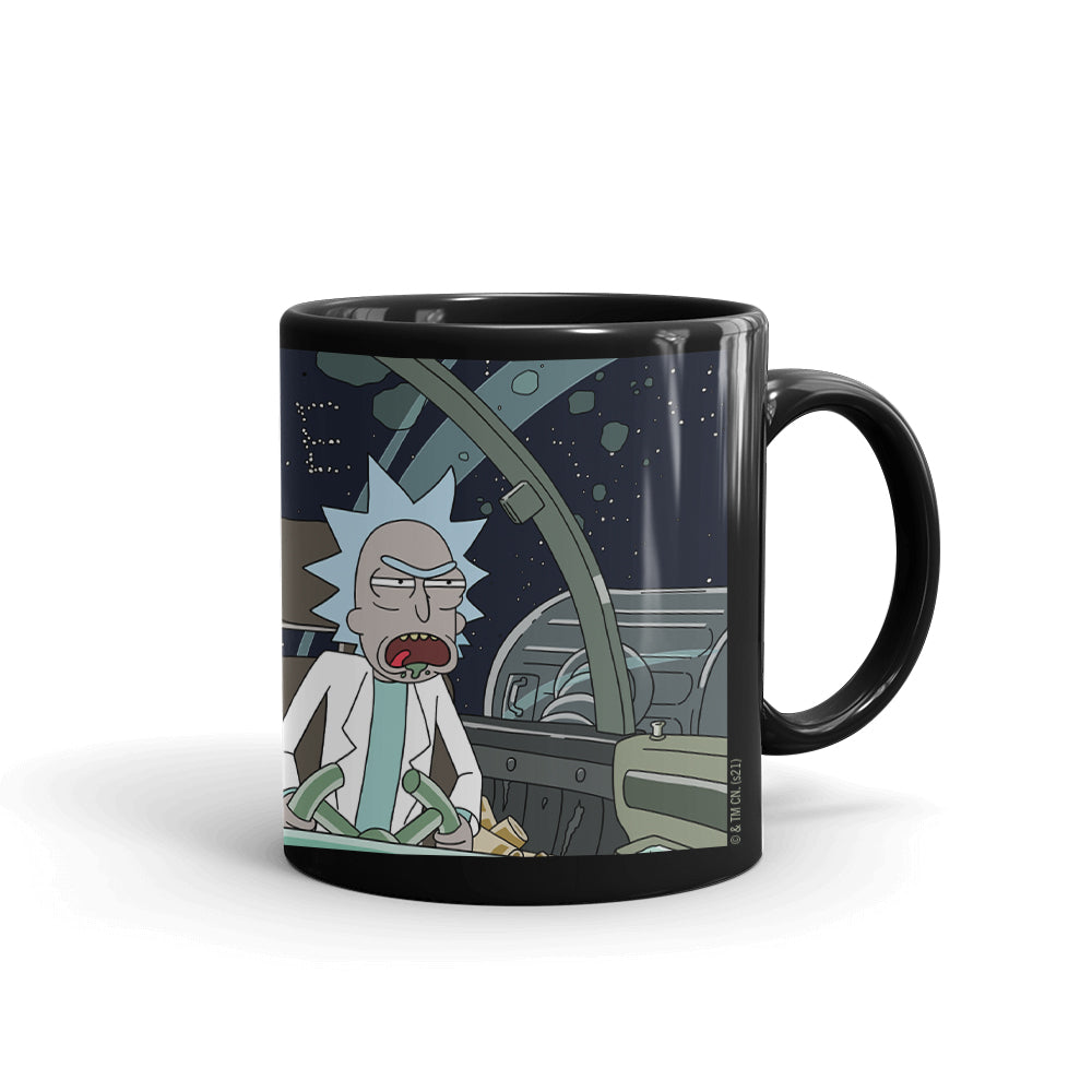 Rick and Morty F**k Love Black Mug