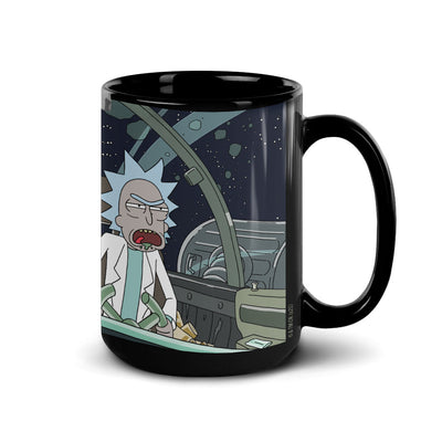 Rick and Morty F**k Love Black Mug