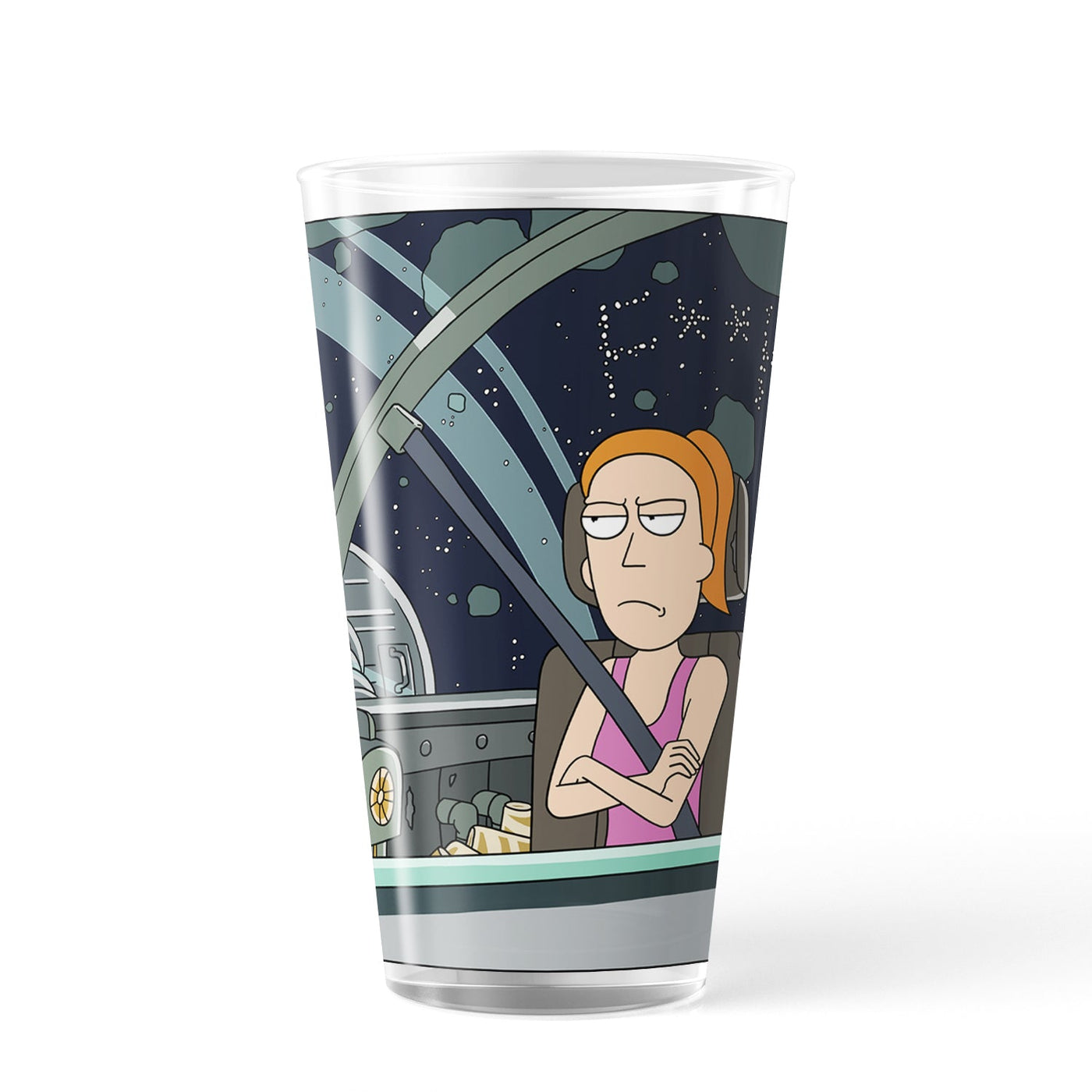 Rick and Morty F**k Love 17 oz Pint Glass