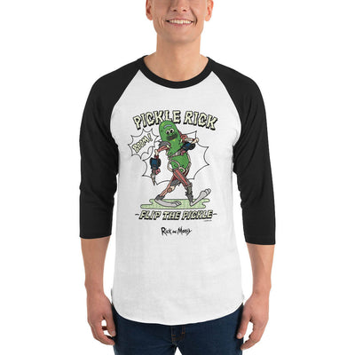 Rick and Morty Flip the Pickle Raglan