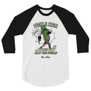 Rick and Morty Flip the Pickle Raglan