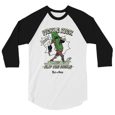 Rick and Morty Flip the Pickle Raglan