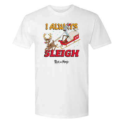 Rick and Morty I Always Sleigh Adult T-Shirt