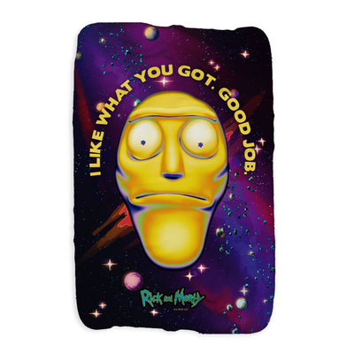 Rick and Morty I Like What You Got Sherpa Blanket