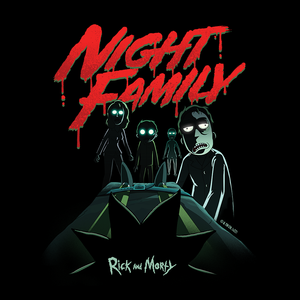 Rick and Morty Night Family Hoodie