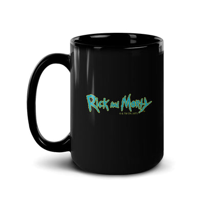 Rick and Morty Portal Boyz 4 Life Black Mug