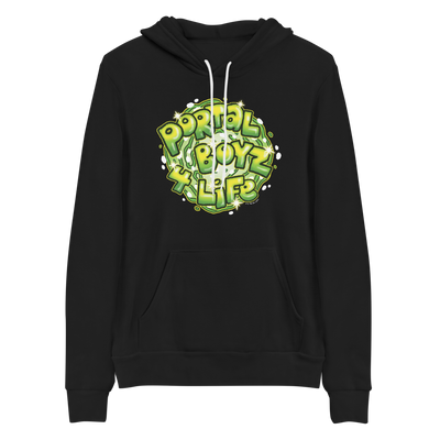 Rick and Morty Portal Boyz 4 Life Adult Fleece Hooded Sweatshirt