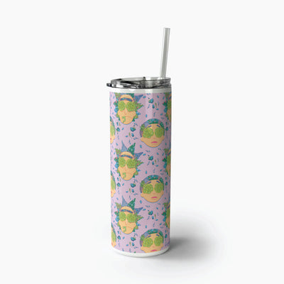 Rick and Morty Portal Eyes Skinny Tumbler