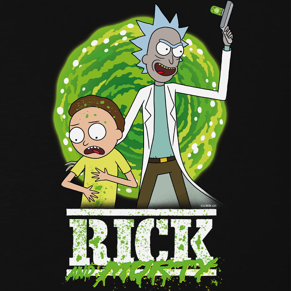 Rick and Morty Portal Adult T-Shirt